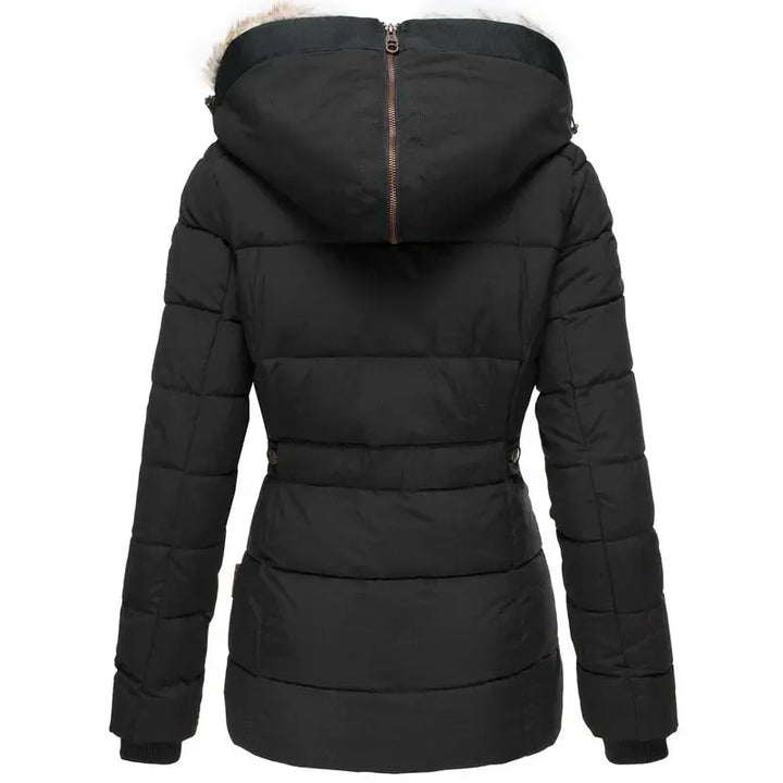 Warm Faux Fur Winter Jacket for Cold Weather