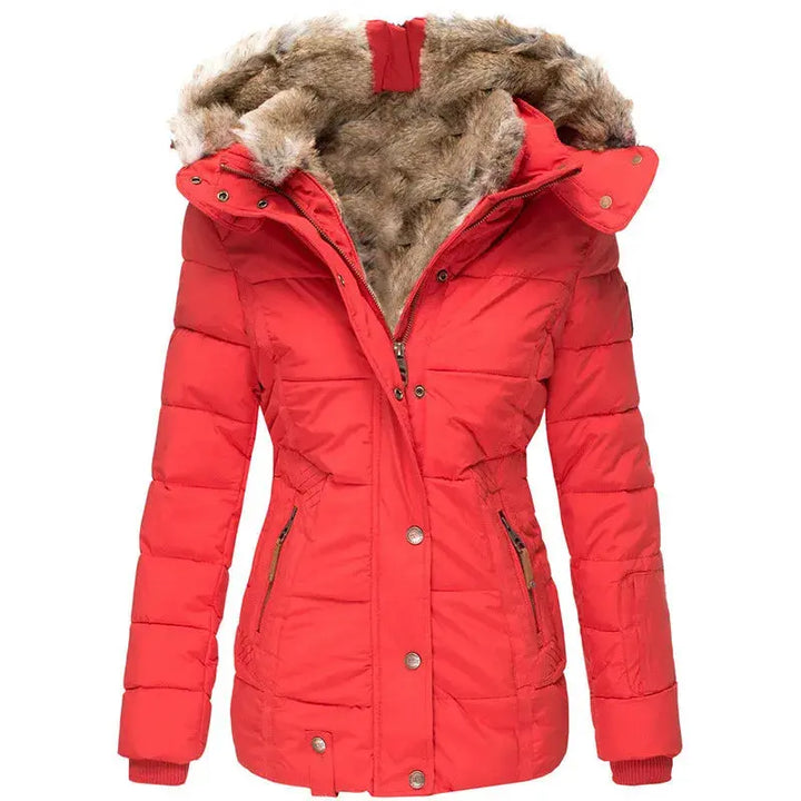 Warm Faux Fur Winter Jacket for Cold Weather