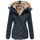 Warm Faux Fur Winter Jacket for Cold Weather