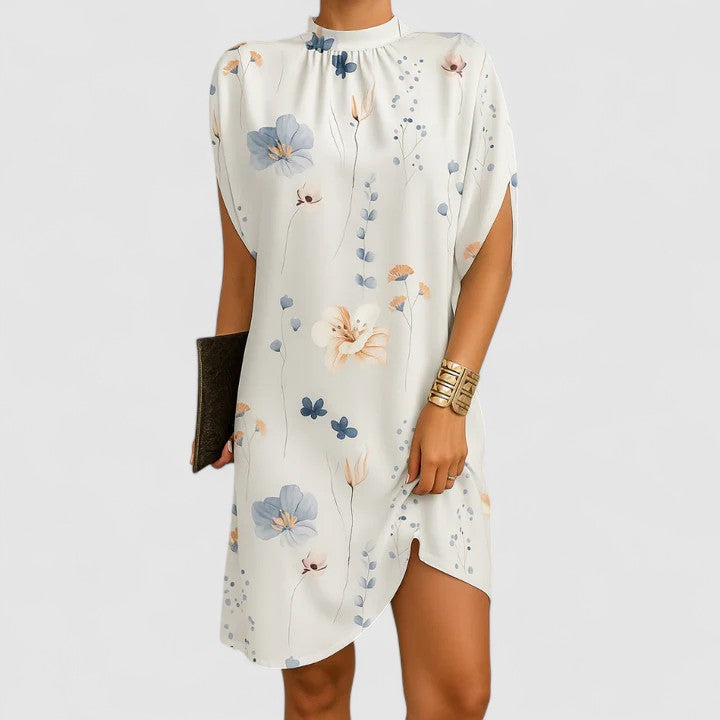 Winona | Elegant Women’s 2026 Graduation Shoulder Ruched Midi Dress