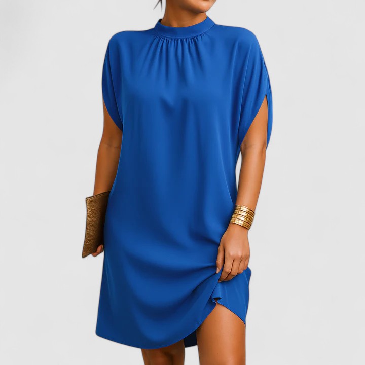Winona | Elegant Women’s 2026 Graduation Shoulder Ruched Midi Dress