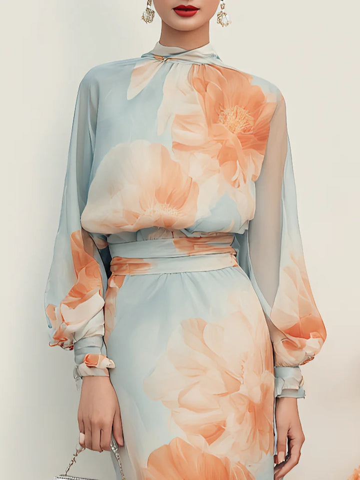 Monica | Two-Piece Set with A-Line Skirt