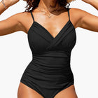 Women’s Cross Front Backless One-Piece Swimsuit