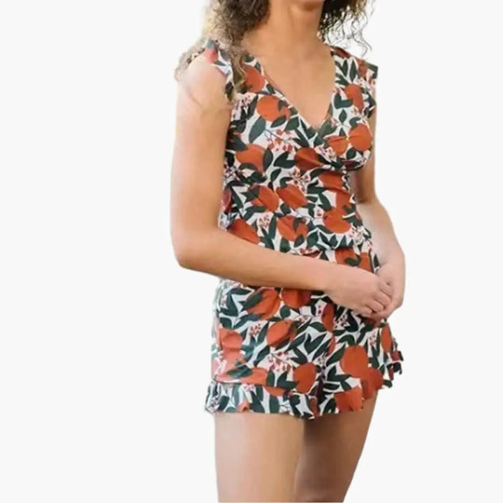 Women’s One - Piece Swimsuit with Built - In Bra and Fitted Shape