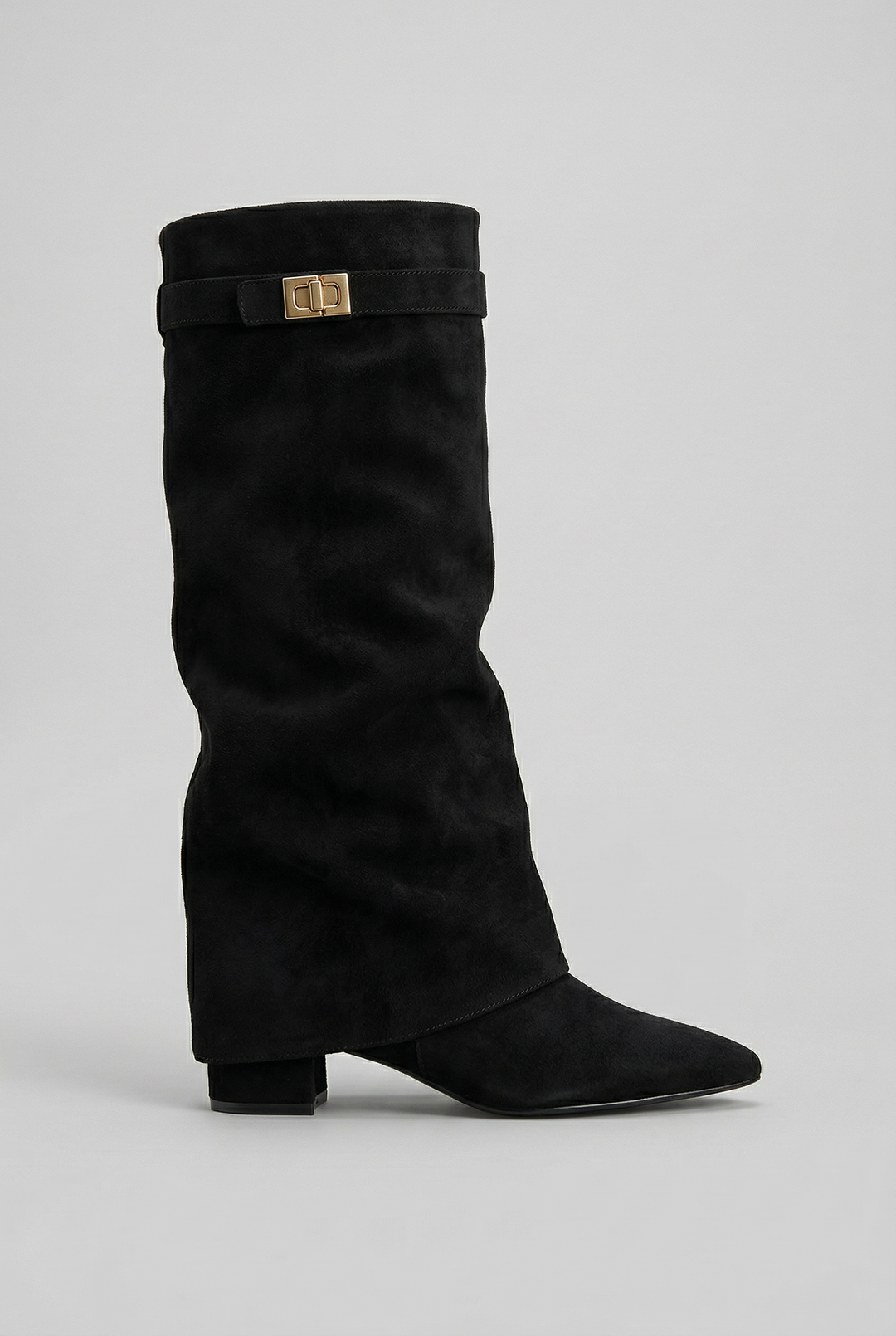 Lily | Block Heel Knee High Boot