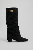 Lily | Block Heel Knee High Boot