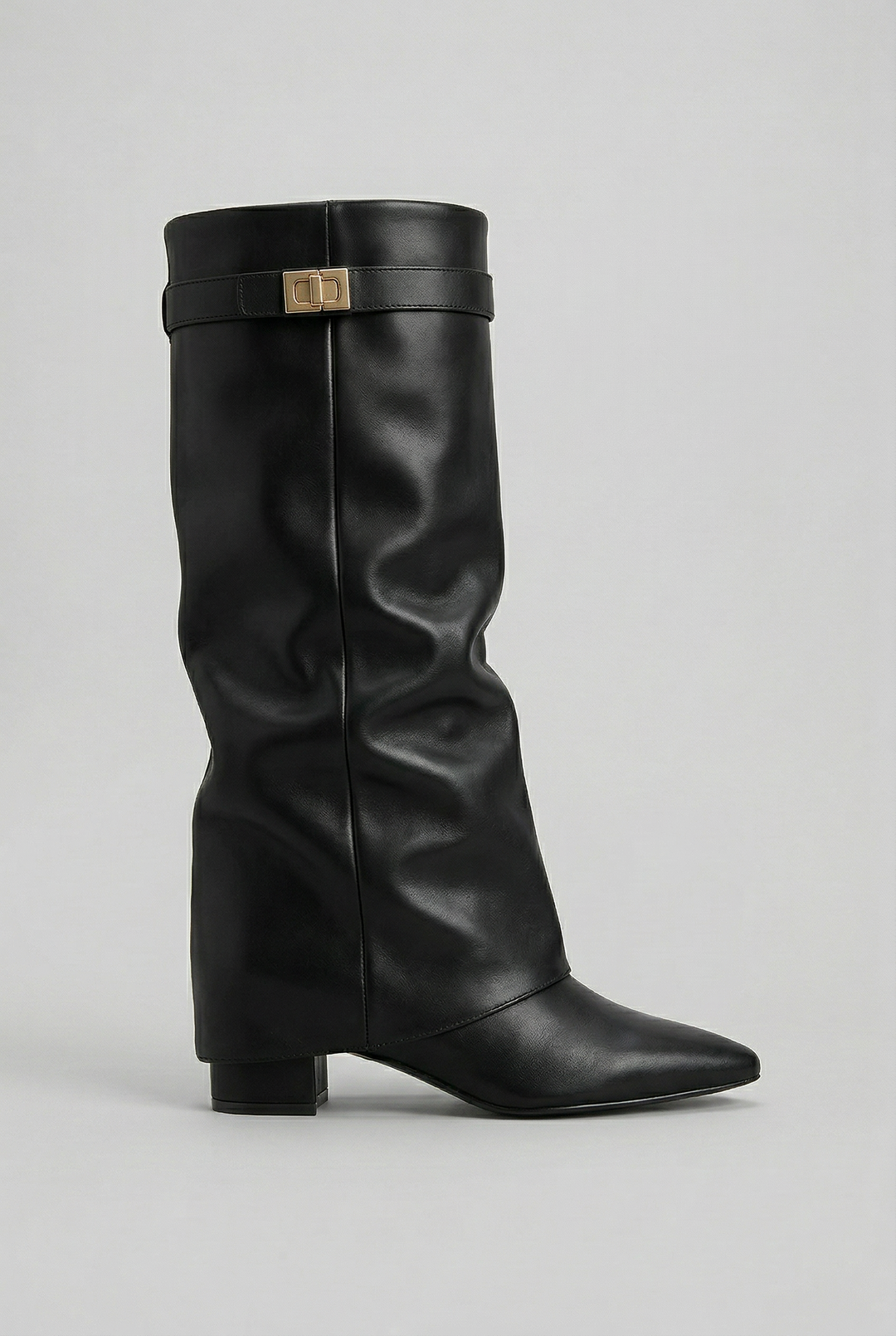 Lily | Block Heel Knee High Boot