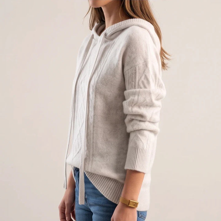 Merida Cable Knit Hooded Sweater