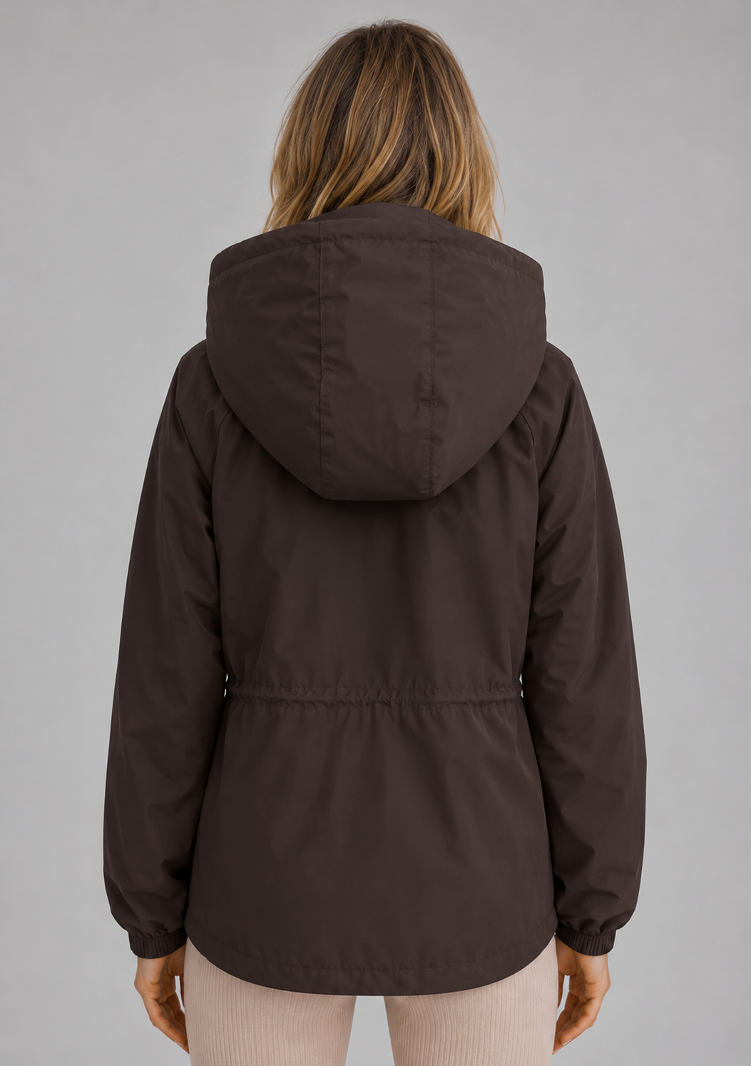 Rain Jacket Women - Hooded Rain Jacket with Wind Resistant Finish