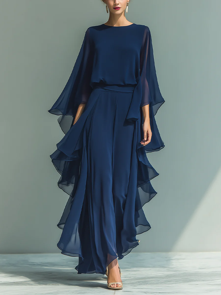 Monique | Two-Piece Chiffon Set