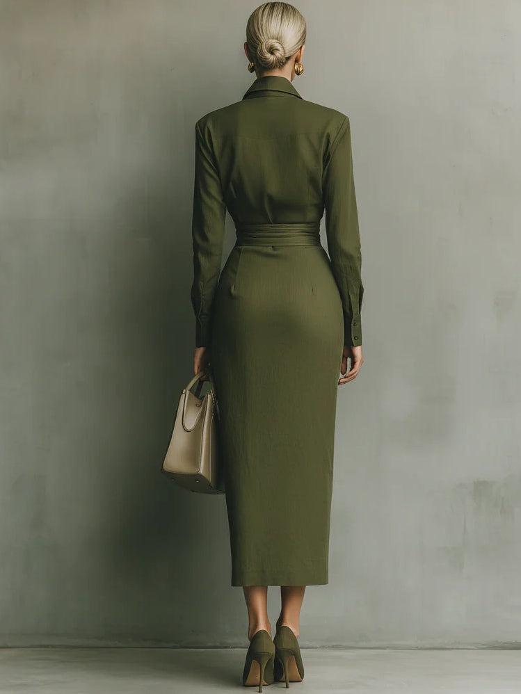 NARELLE - Stylish Tailored Wrap Dress