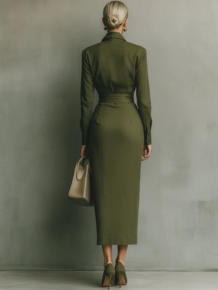 NARELLE - Stylish Tailored Wrap Dress