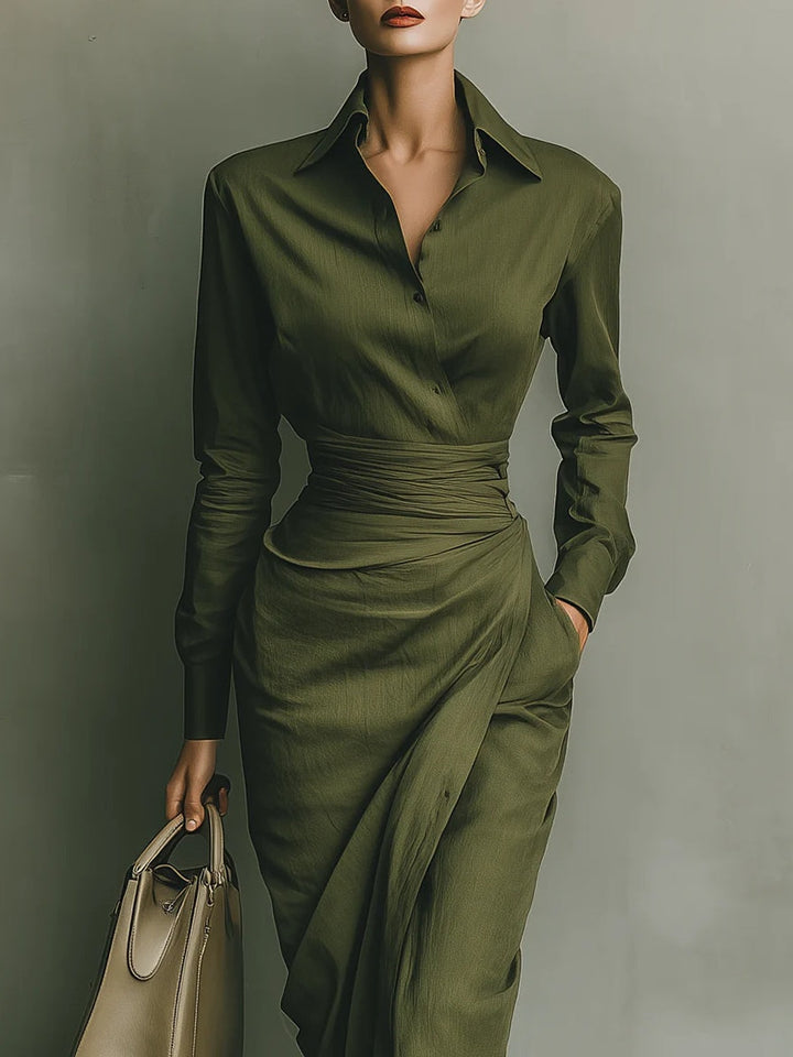 NARELLE - Stylish Tailored Wrap Dress