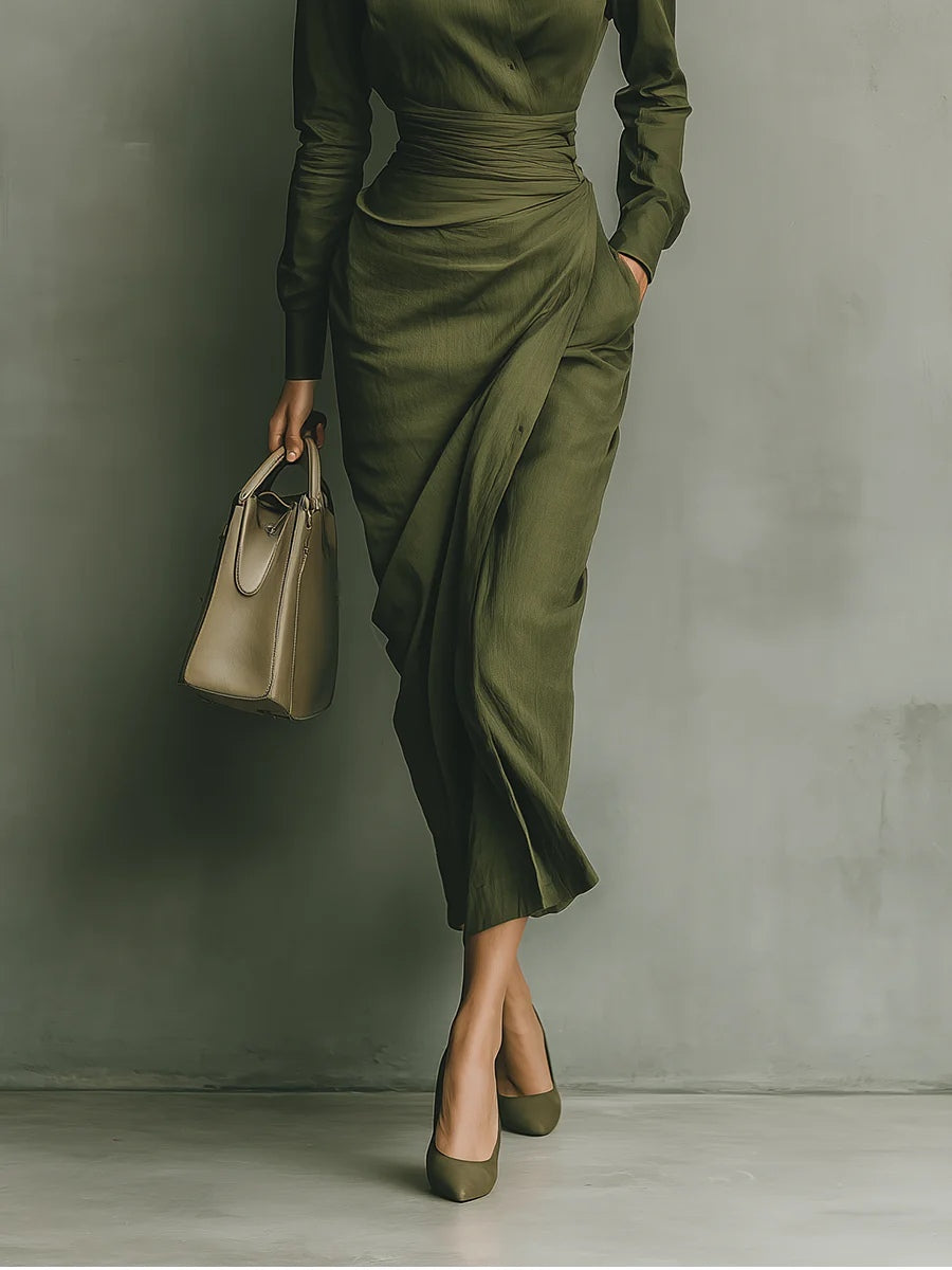 NARELLE - Stylish Tailored Wrap Dress