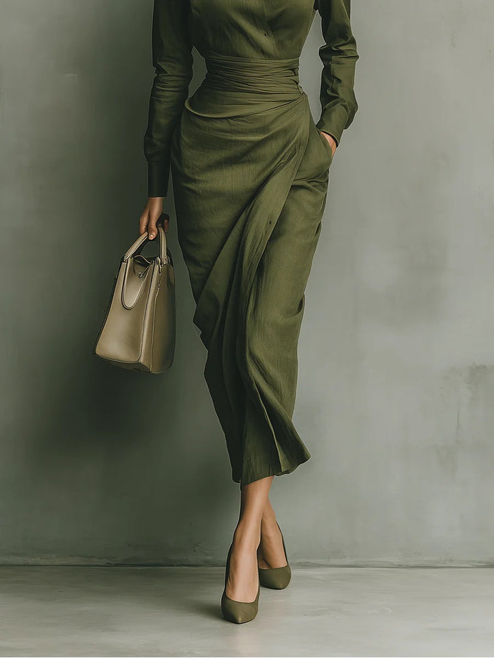 NARELLE - Stylish Tailored Wrap Dress