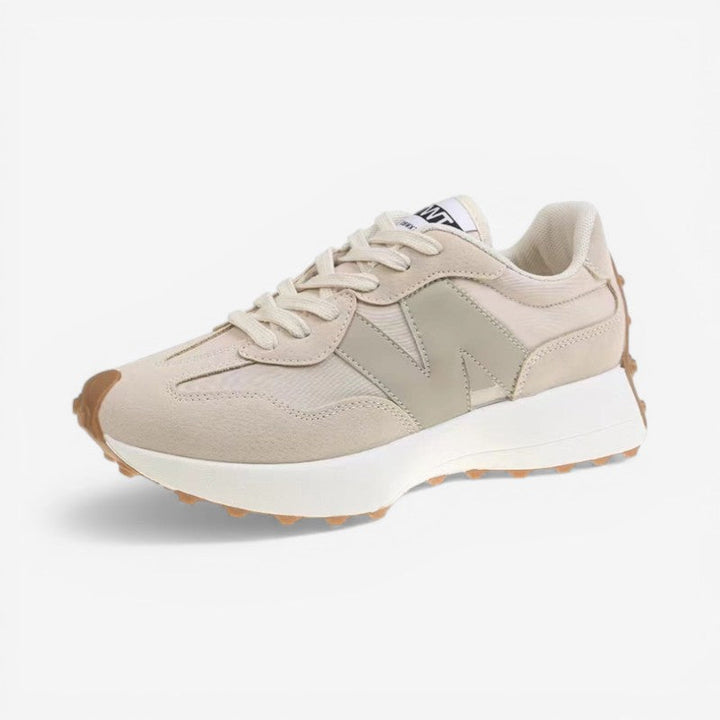 Sneakers Women - Lace-Up Trainers with Cushioned Sole