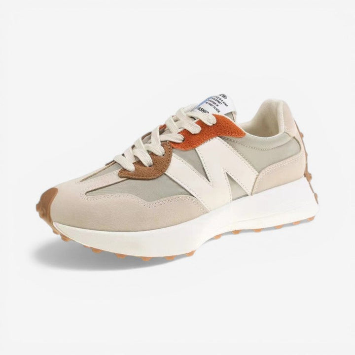Sneakers Women - Lace-Up Trainers with Cushioned Sole
