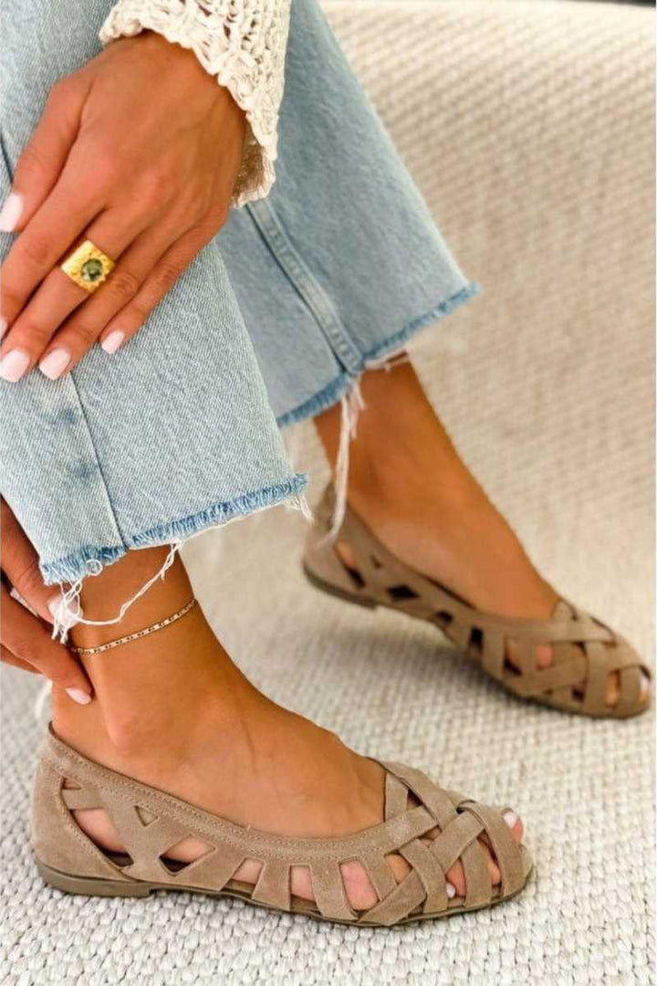 Sandals Women - Braided Strap Sandals with Comfort Sole