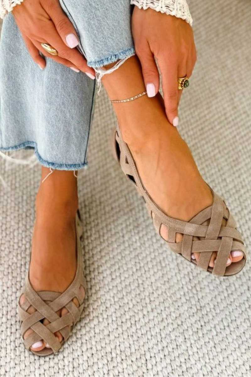Sandals Women - Braided Strap Sandals with Comfort Sole