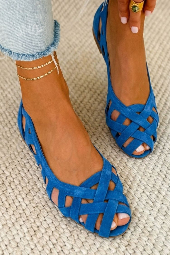 Sandals Women - Braided Strap Sandals with Comfort Sole