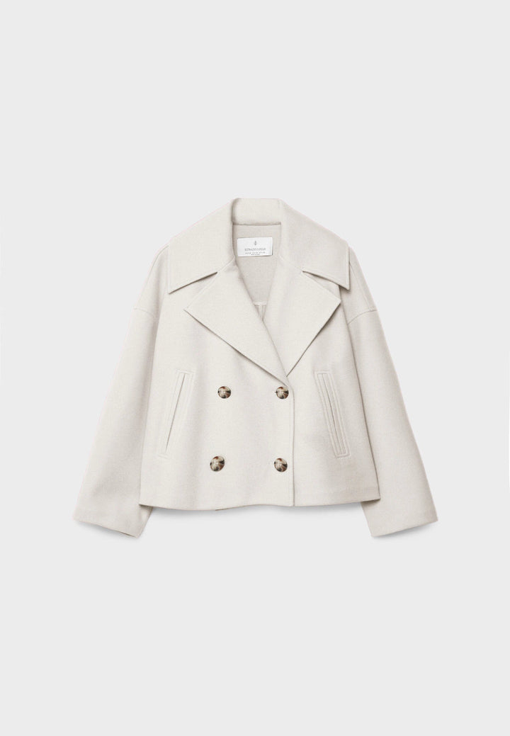 Coat Women - Short Double Breasted Coat