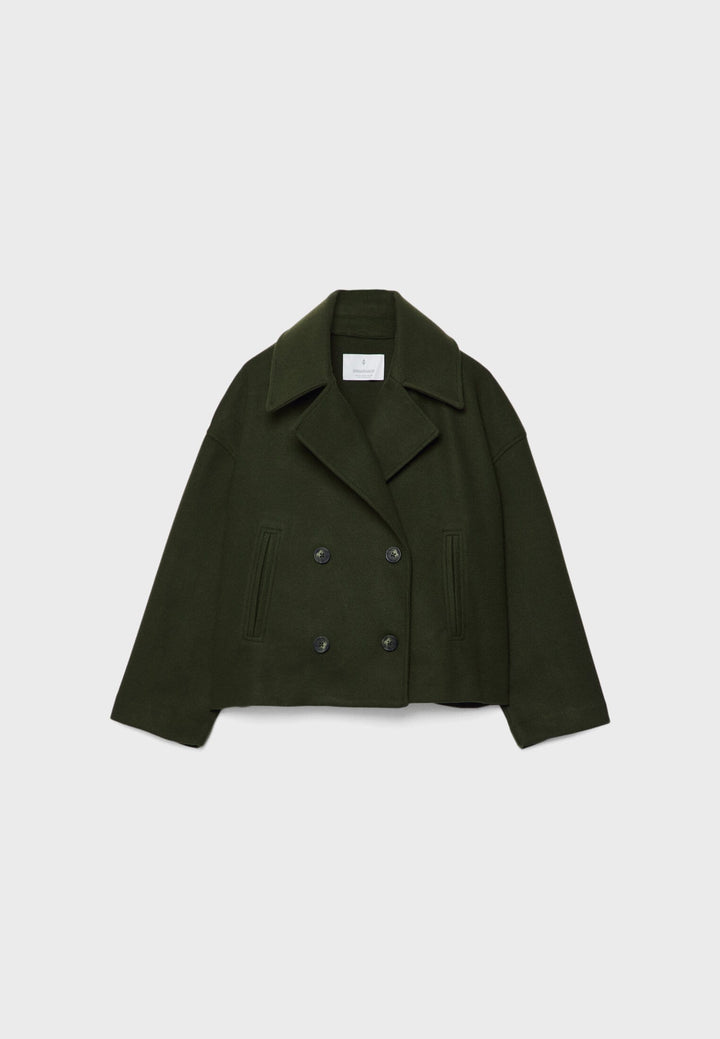 Coat Women - Short Double Breasted Coat