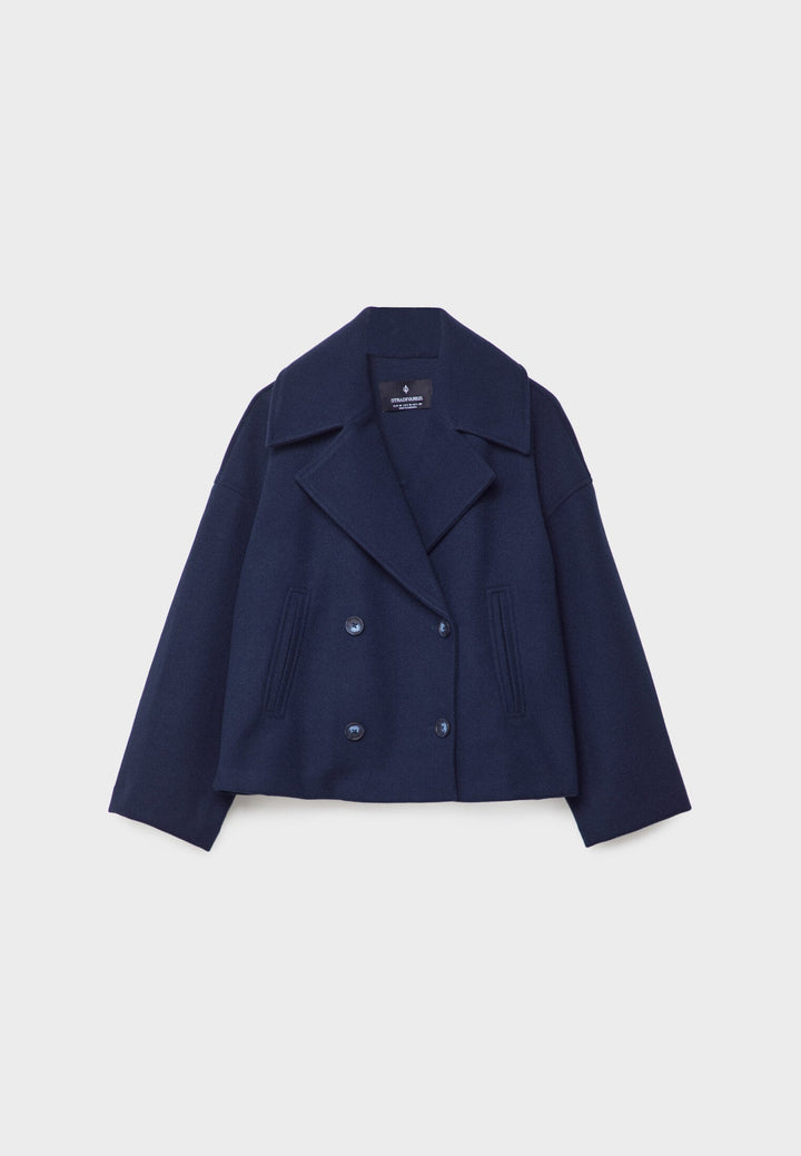 Coat Women - Short Double Breasted Coat