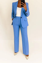 Louisa - Women's Suit with Blazer and Wide Leg