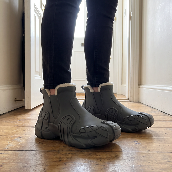 Harriet | Waterproof Fleece Lined Winter Snow Boots With Rugged Grip