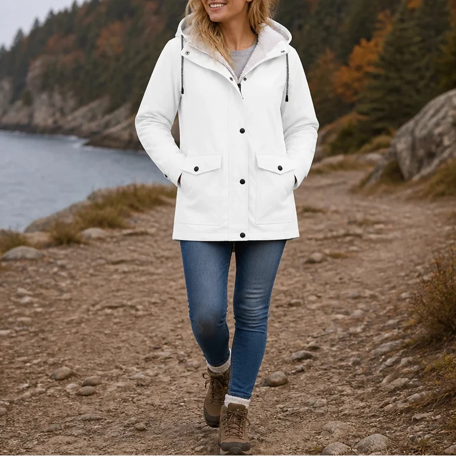 Mandy | Warm and Stylish Fleece Winter Jacket with Hood