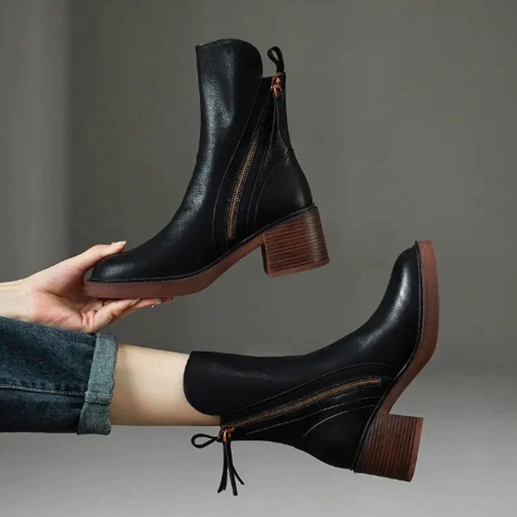 Freya | Leather Ankle Boots That Elevate Your Everyday Look