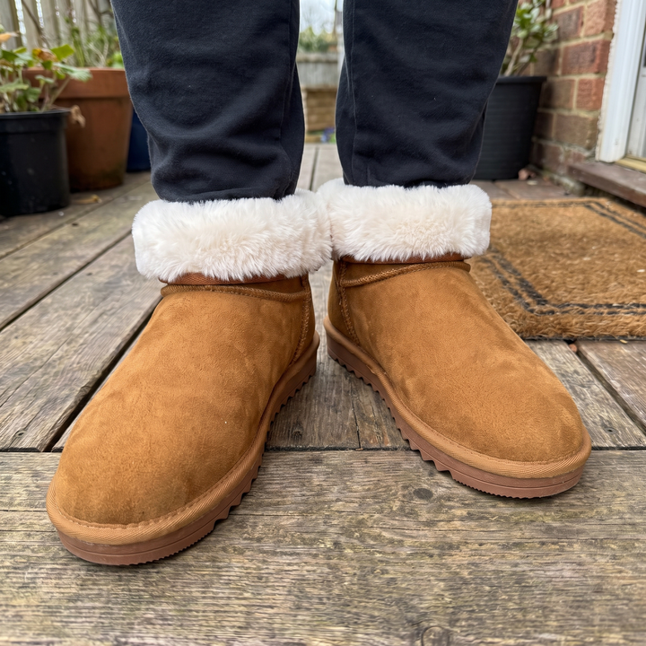 Annabelle | Cozy And Comfortable Fur Lined Ankle Boots