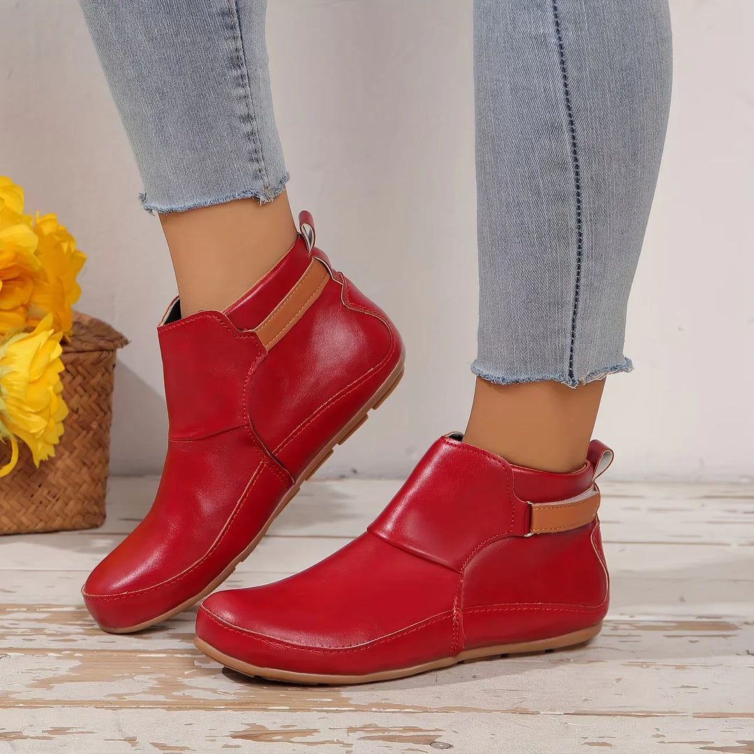 Ankle Boots For Women | Fashion Flat Sole
