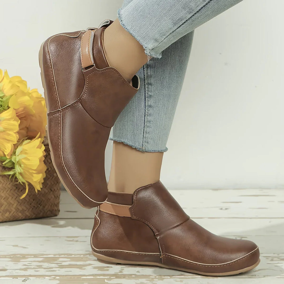 Ankle Boots For Women | Fashion Flat Sole