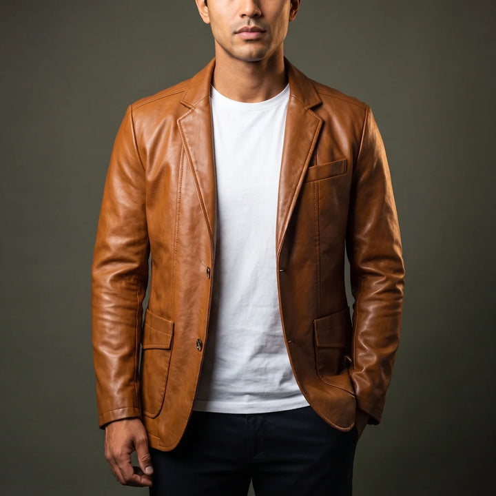 Anselm Tailored Leather Jacket