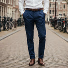 Men's Slim Fit Pleated Dress Pants | Theo