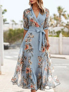Stacey™ | V-Neck Midi Dress