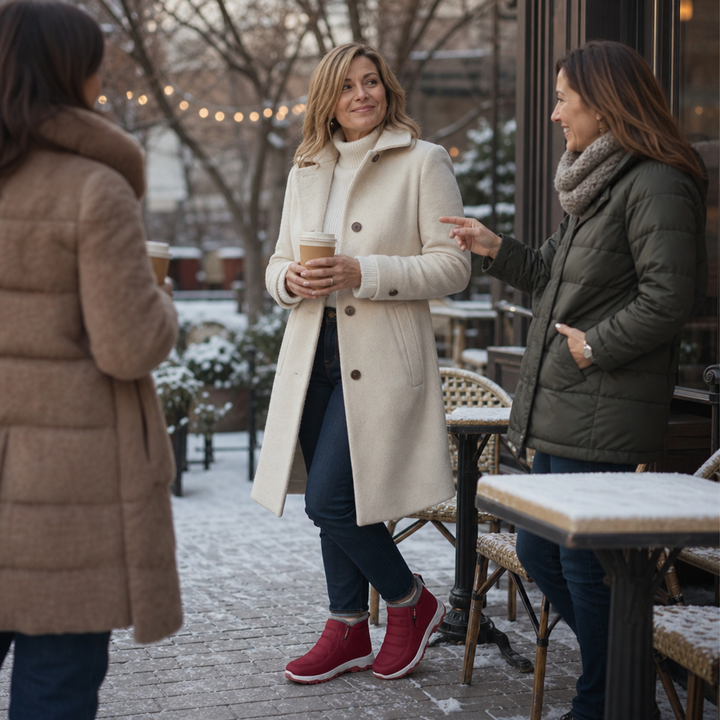 Bethany | Warm And Waterproof Fur Lined Ankle Boots