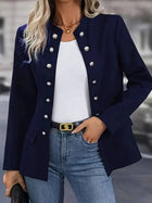 Blair | Women's Long Sleeve Military Button-Down Blouse