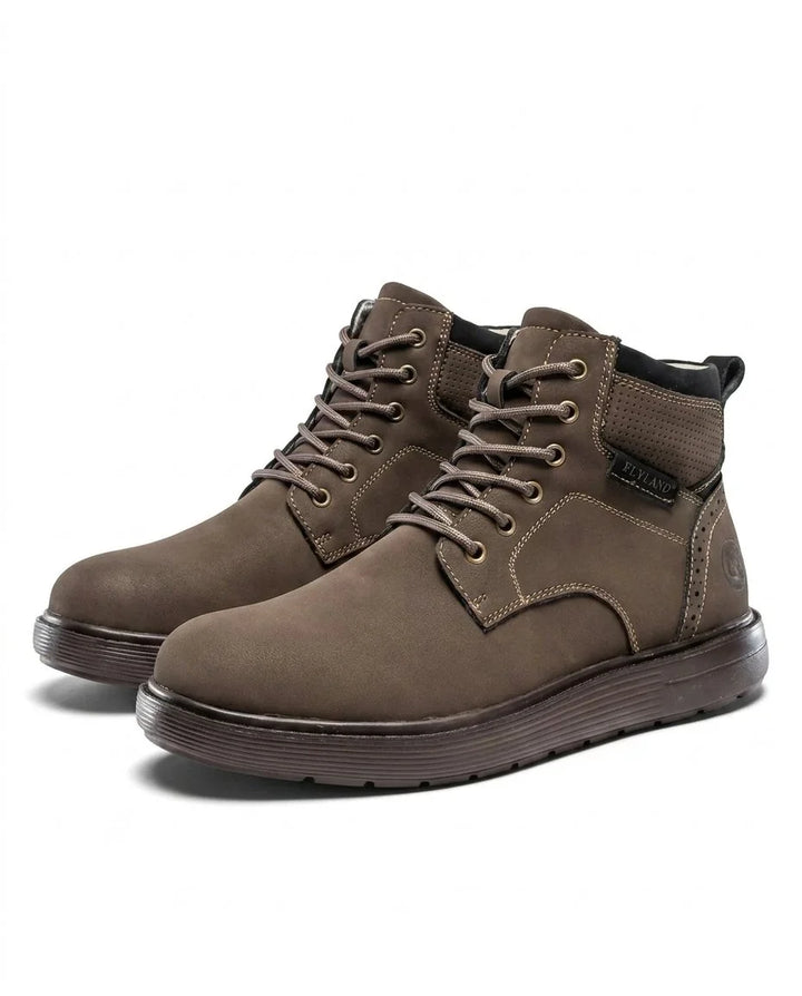 Boots For Men | Lace-Up Nubuck Leather Work