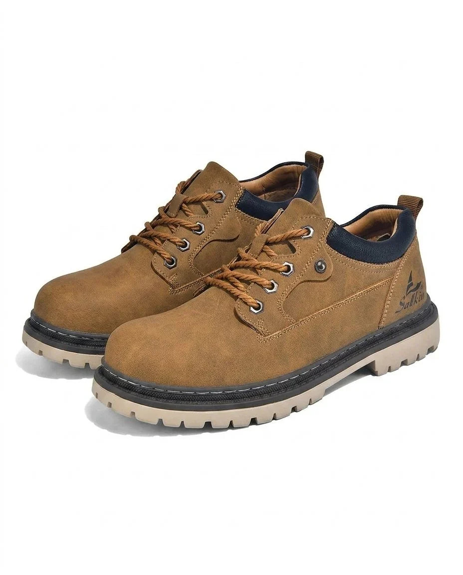 Boots For Men | Leather Lace-Up Lug Sole