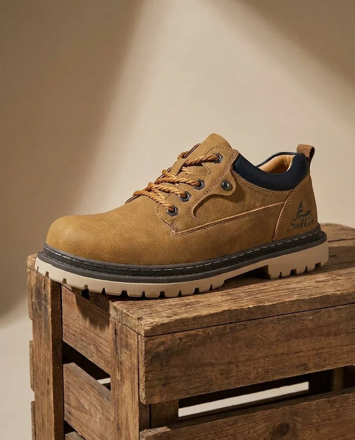 Boots For Men | Leather Lace-Up Lug Sole