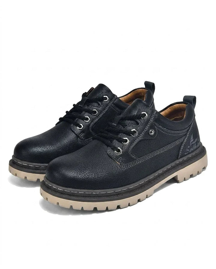 Boots For Men | Leather Lace-Up Lug Sole