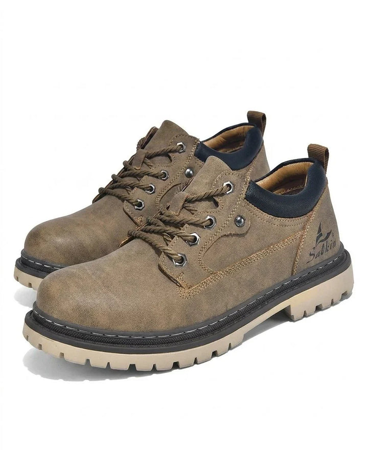 Boots For Men | Leather Lace-Up Lug Sole