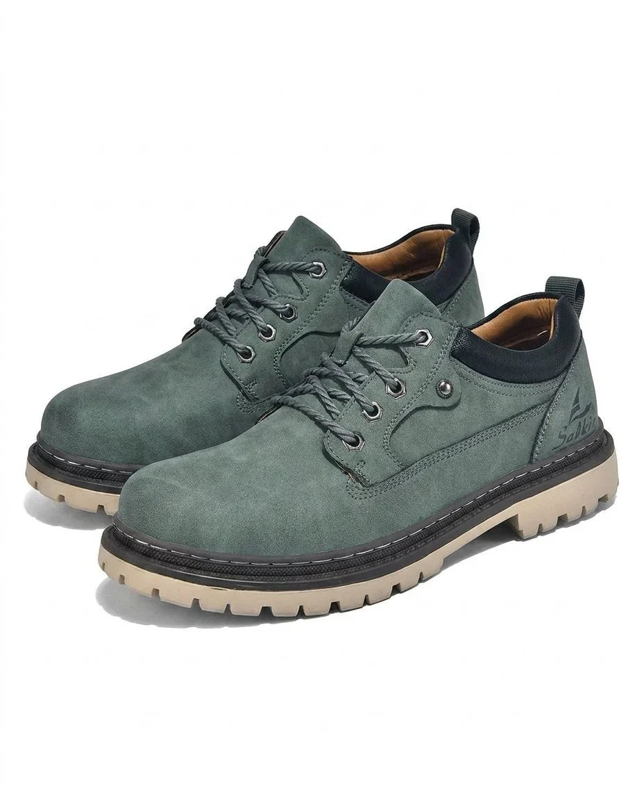 Boots For Men | Leather Lace-Up Lug Sole
