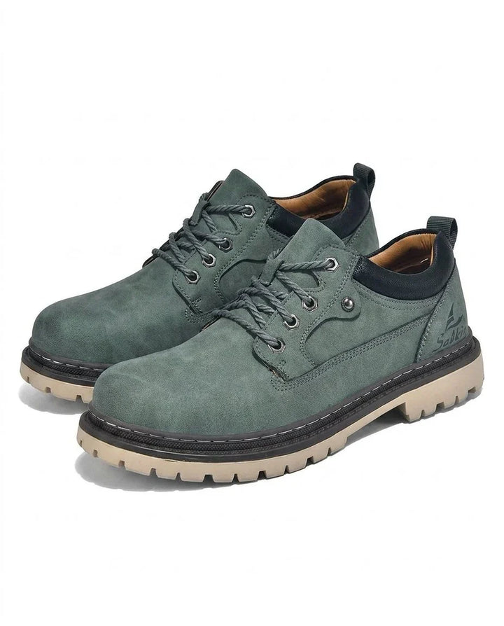 Boots For Men | Leather Lace-Up Lug Sole