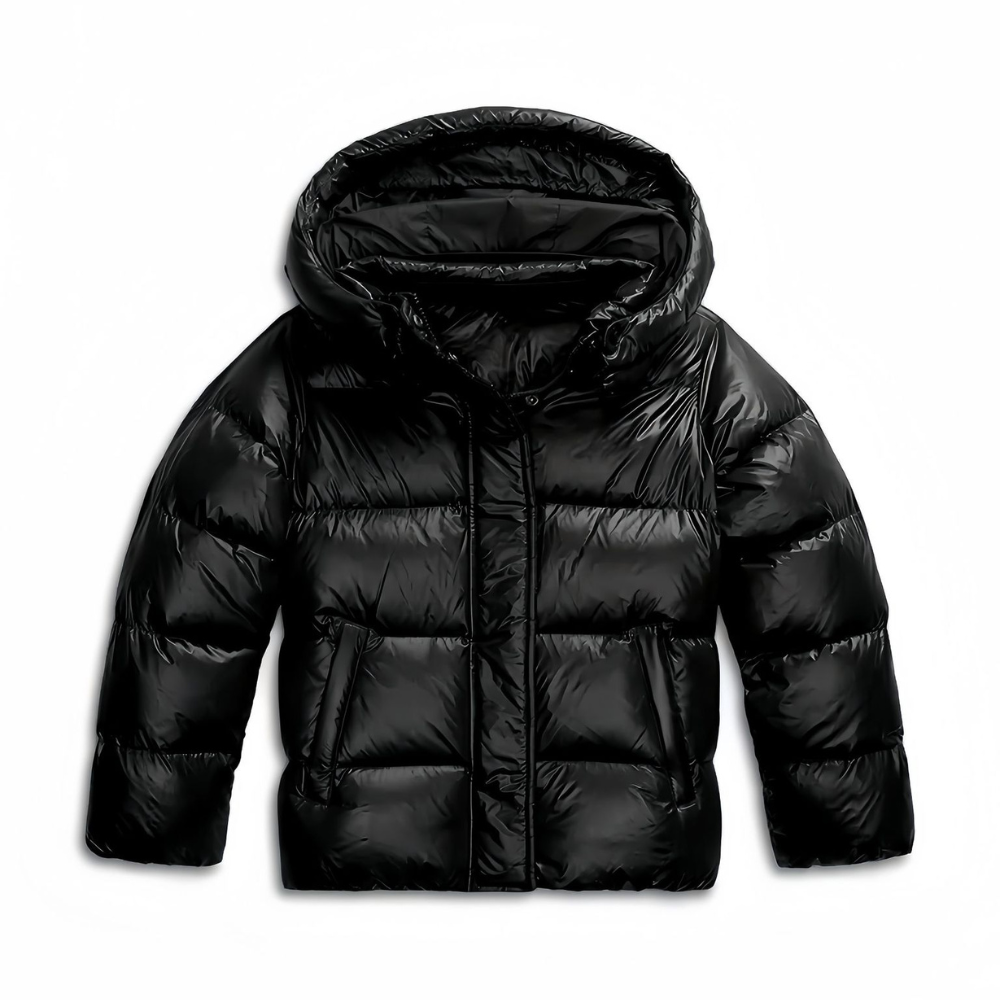 Alina | Modern and lightly tailored puffer jacket with hood