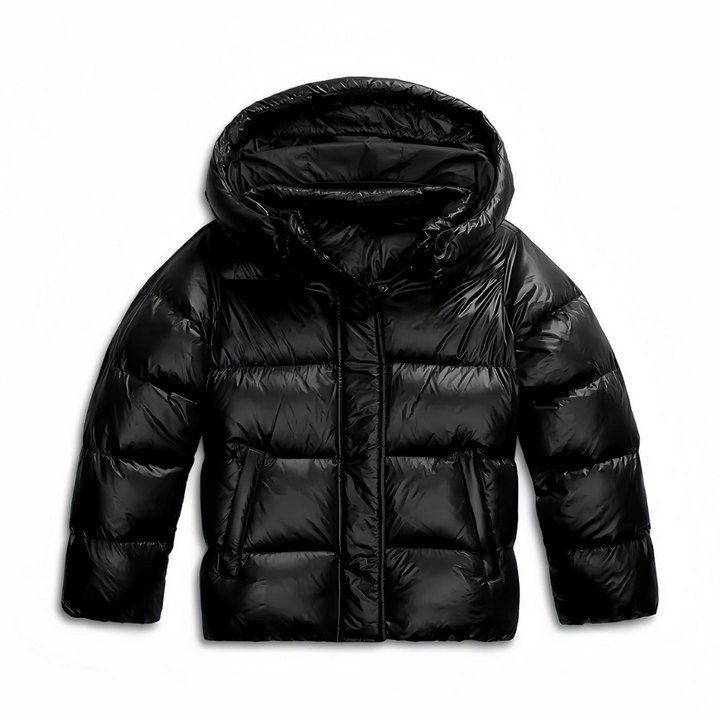 Alina | Modern and lightly tailored puffer jacket with hood