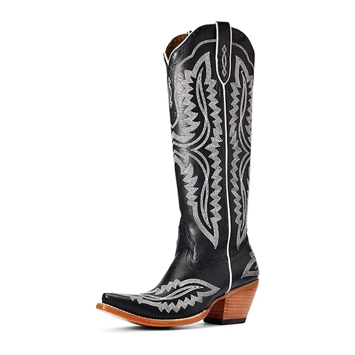 Cowboy Boots For Women | Western Embroidered Pointed Toe