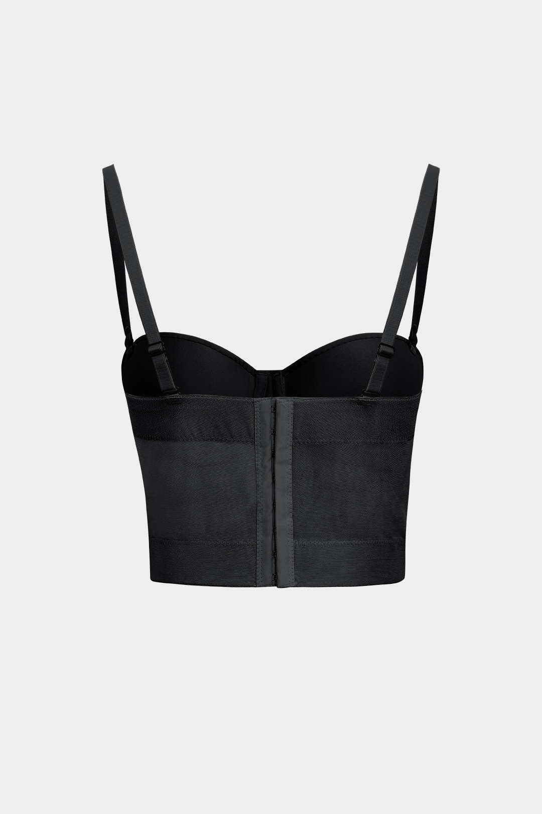 Luxury mesh bustier with underwire – Fitted sheer top for women, perfect for special occasions